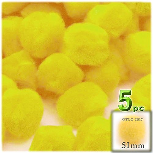 The Crafts Outlet 5-Piece Purple Pom Poms