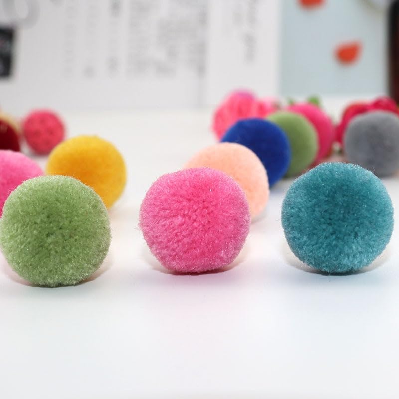 GIOTEL 70Pcs 25mm Tissue Pom Poms for DIY Crafting