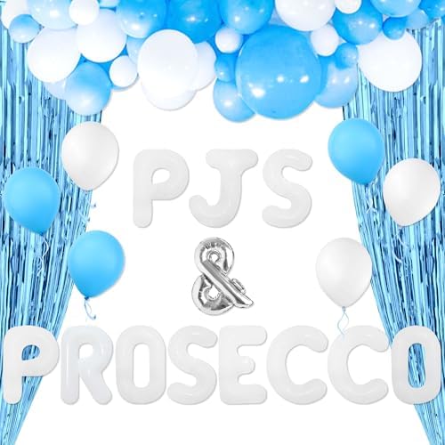 JeVenis PJs and Prosecco Decor Balloons
