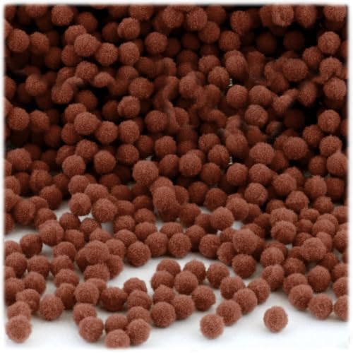 The Crafts Outlet 100 Piece Acrylic Pom Poms for Crafting