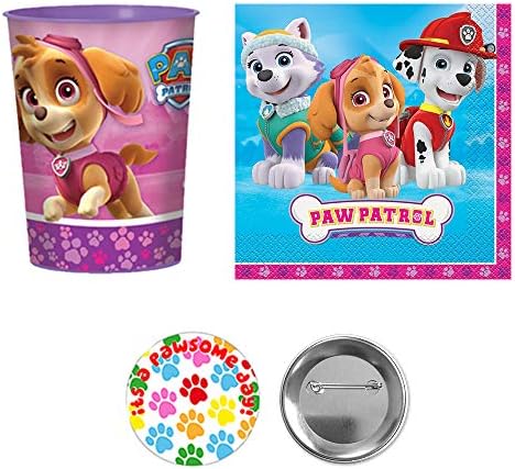 Deluxe Paw Patrol Girl Birthday Party Pack For 16