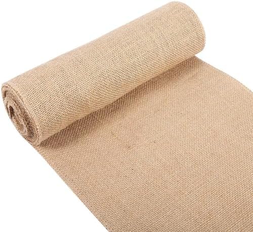 50 Inch x 30 Feet Natural Burlap Wedding Aisle Runner
