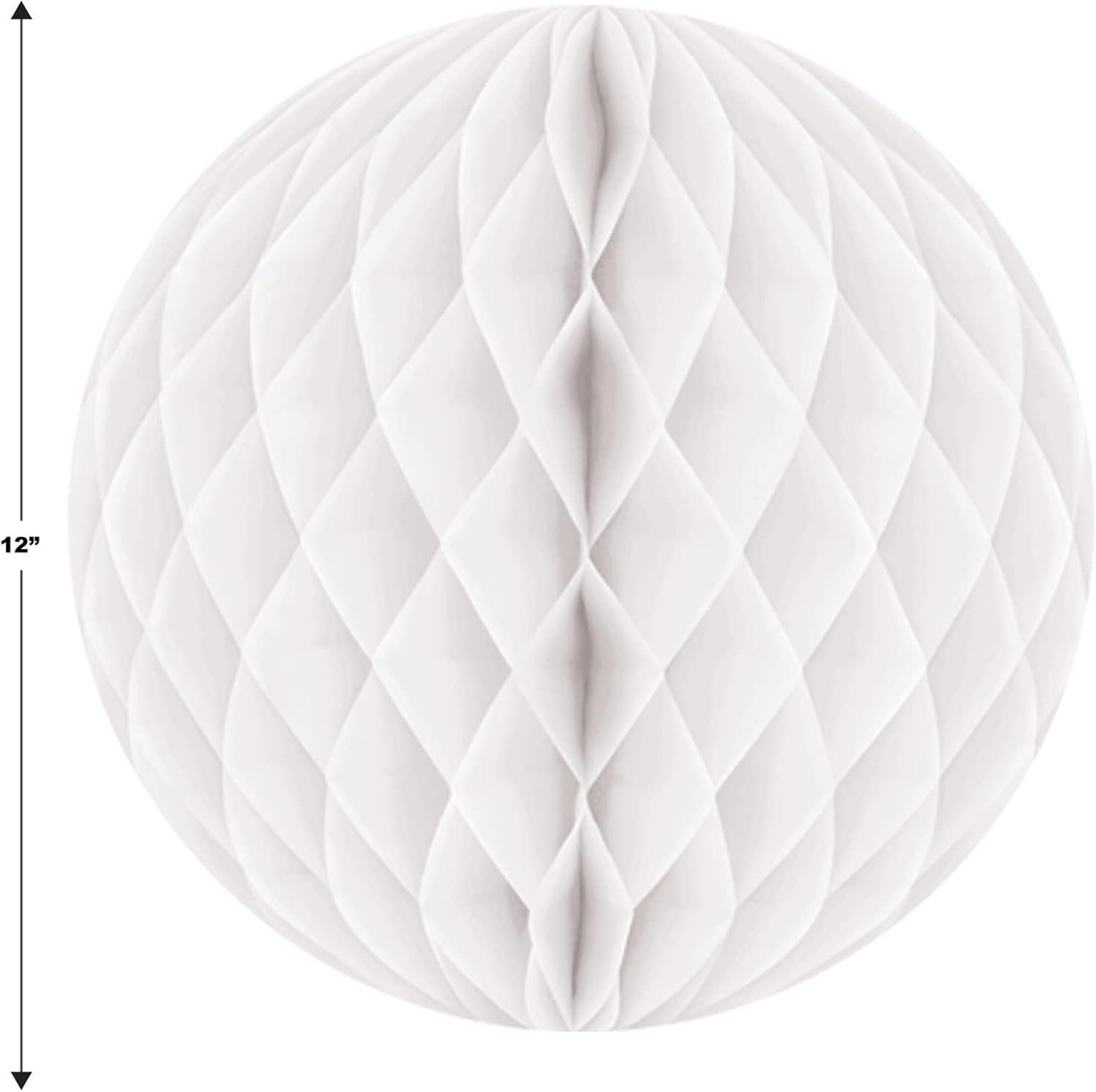 Beistle Tissue Paper Balls 24 Pack 12 Inch White