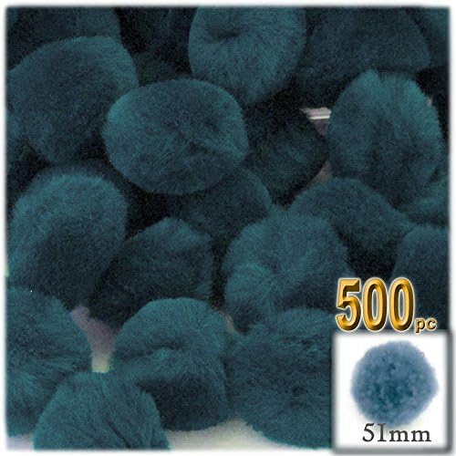 The Crafts Outlet 500-Piece Neon Green Pom Poms