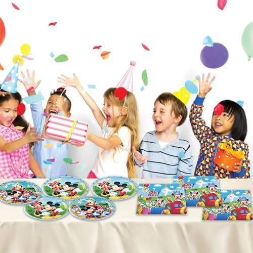 40 Pack Mickey Party Supplies 20 Plates 20 Napkins
