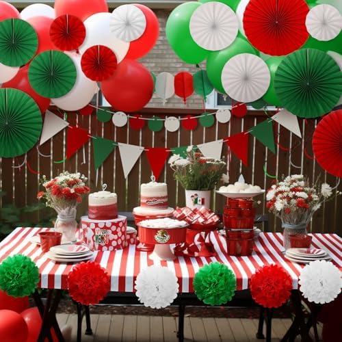Marspark 44 Pcs Mexican Independence Day Decorations Set