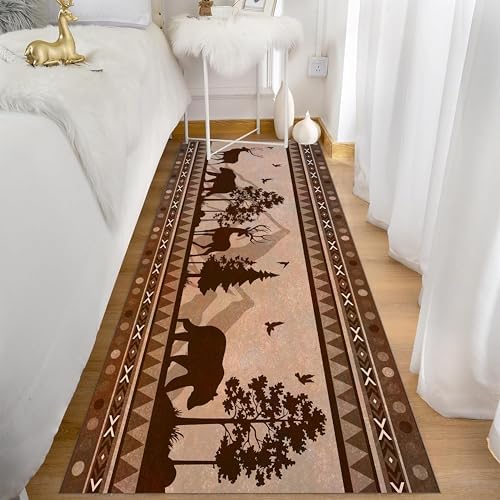 Rugroom Bear Long Runner Rug 2x6ft Rustic