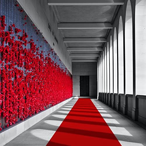 EZLucky Red Carpet Runner for Party 26x15 ft