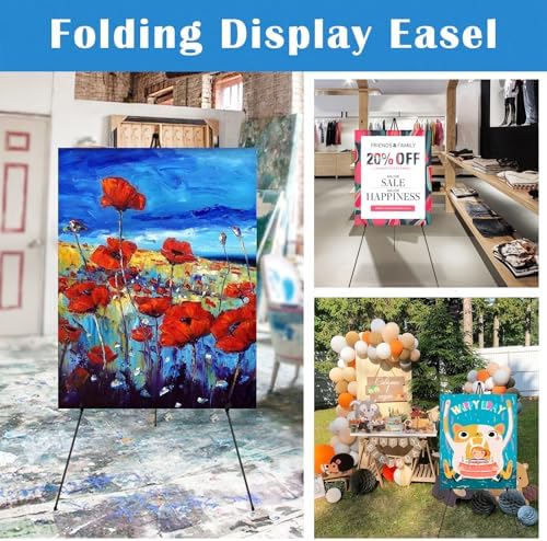 Falling in Art 63 Adjustable Poster Easel Stand 6 Pack