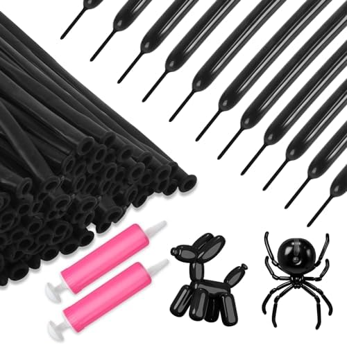 Black 260 Balloons Kit for Party Decorations