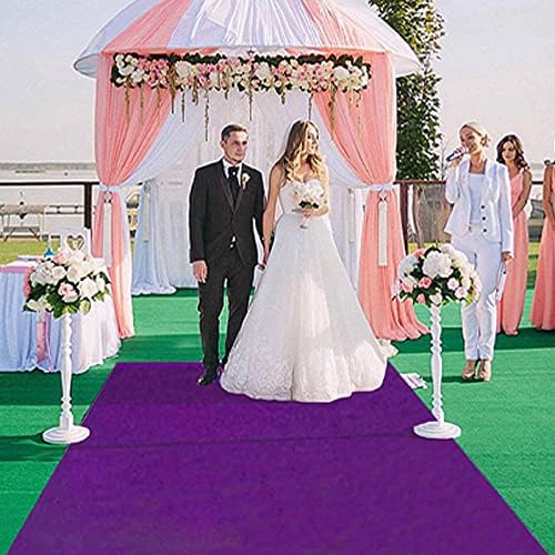Purple Aisle Runner 140 GSM Wedding Ceremony Decor