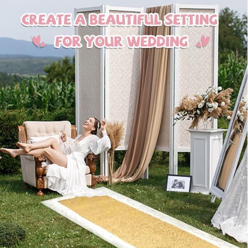 Natural Burlap Wedding Aisle Runner 3ft x 30ft