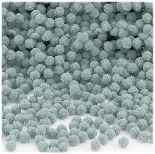 The Crafts Outlet 100 Piece Acrylic Pom Poms for Crafting