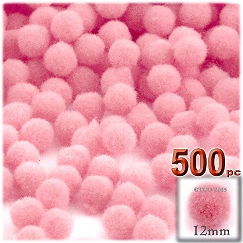 The Crafts Outlet 500-Piece Purple Pom Poms