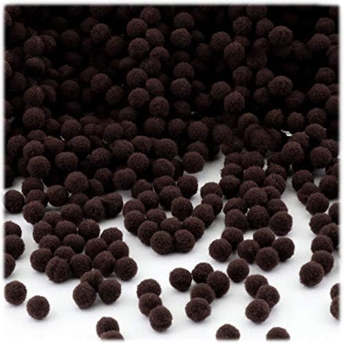 The Crafts Outlet 100 Piece Acrylic Pom Poms for Crafting