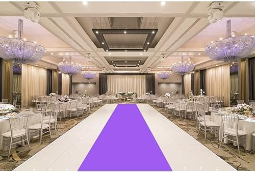 Purple Carpet Runner for Party - 26X15ft