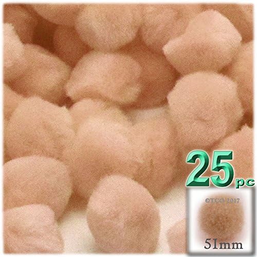 The Crafts Outlet 25-Piece Multi Purpose Pom Poms Royal Blue