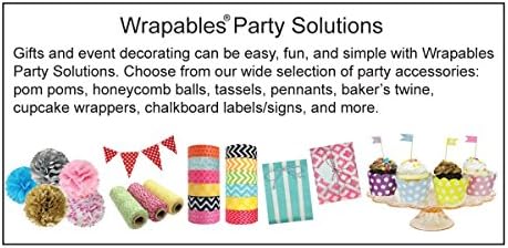 Wrapables 14 Inch Tissue Pom Poms Set of 3 White 1