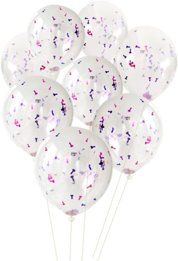 12 Pack Confetti Balloons for Bachelorette Party