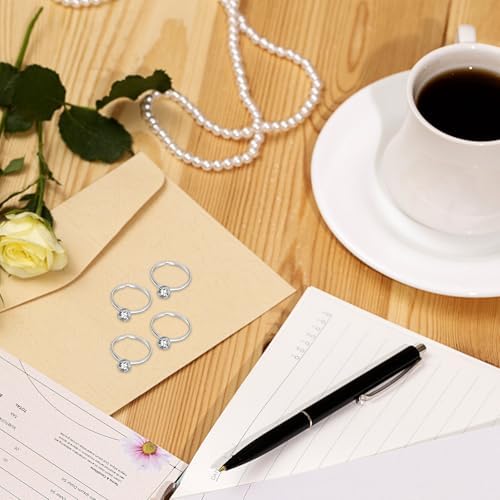 36 Packs Fake Diamond Rings for Bridal Shower Decorations