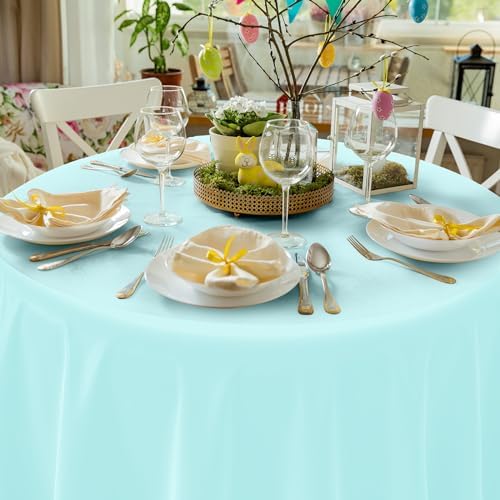 12Pack Pastel Rainbow Plastic Tablecloths for Parties