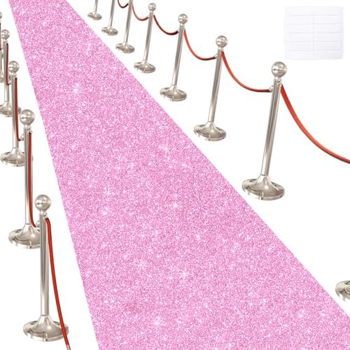 Glitter Carpet Runner for Party - 26FTx15FT