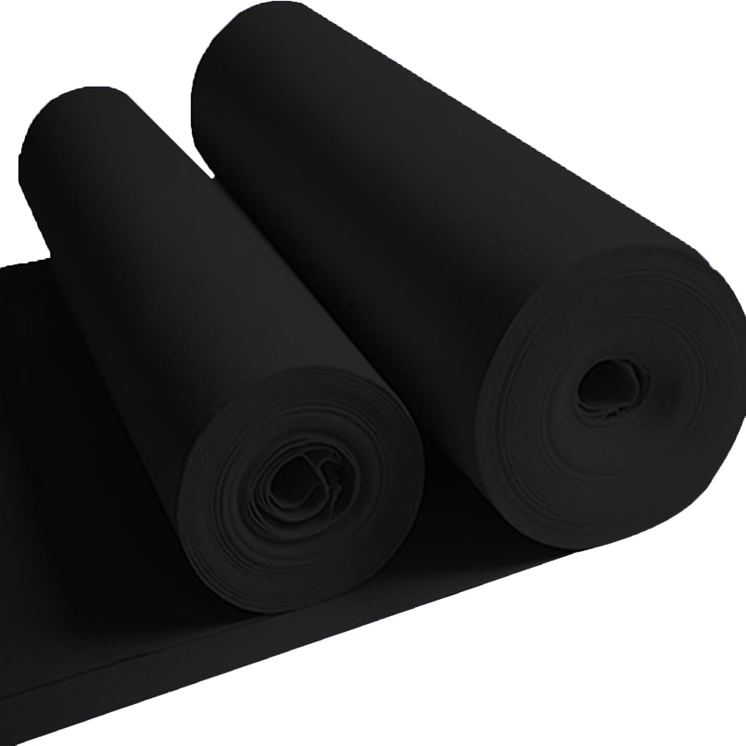 Black Aisle Runner for Wedding Non-Slip Carpet 1x30m