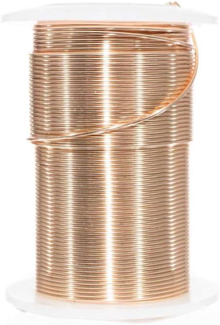 Craft County Tarnish Resistant Copper Wire - 30 Yards X 24 Gauge