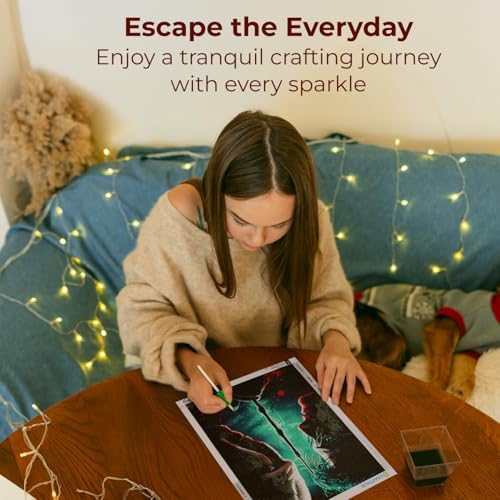 CRAFTHUB Harry Potter Diamond Art Kit - 5D Painting with Light Pens