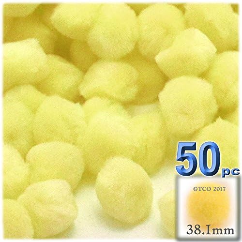 The Crafts Outlet 50 Piece Multi Purpose Pom Poms Turquoise Blue