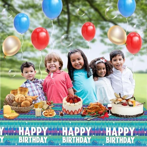 2PCS Video Games Tablecloths for Birthday Parties