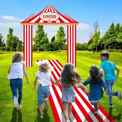 4 Pcs Circus Tent Decorations for Birthday Party