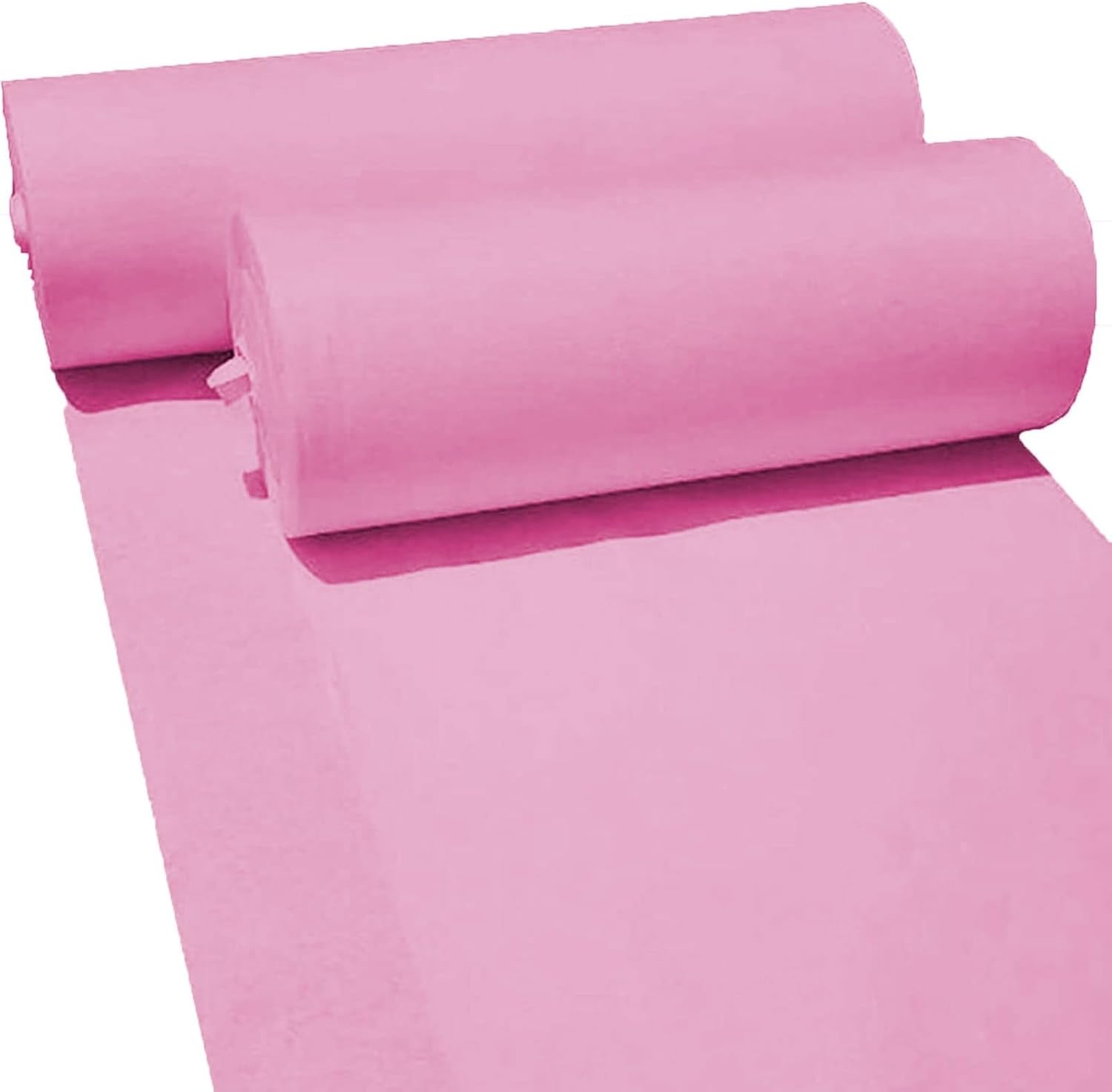 Pink Wedding Aisle Runner Carpet 1x50m Non-Slip Polyester