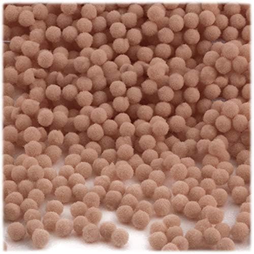 The Crafts Outlet 100 Piece Acrylic Pom Poms for Crafting