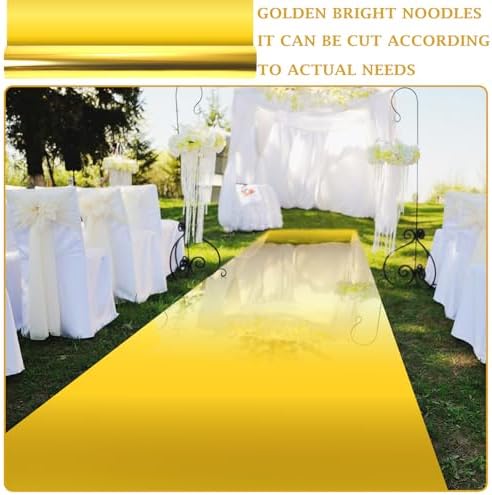 33 x 984 Ft Gold Aisle Runner for Wedding