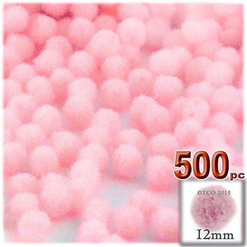 The Crafts Outlet 500-Piece Purple Pom Poms