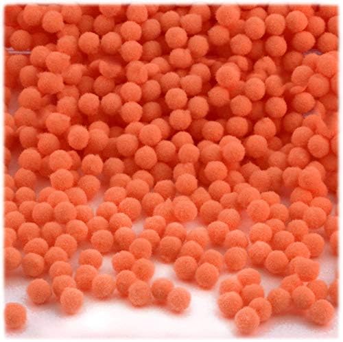 The Crafts Outlet 100 Piece Acrylic Pom Poms for Crafting