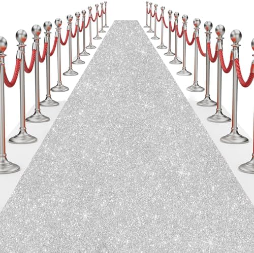 Glitter Carpet Runner 26FT x 30FT for Party and Event Decor