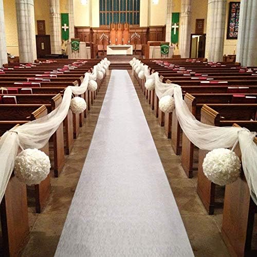 Venker Wedding Aisle Runner 100ftx3ft White Printing