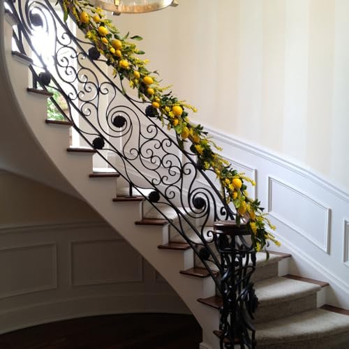 TEMPUS 54 Ft Artificial Lemon Garland for Home Wedding Decorations