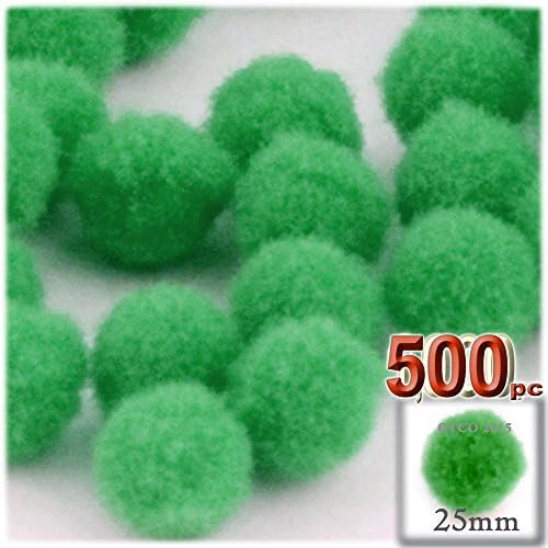The Crafts Outlet 500-Piece Purple Pom Poms 1