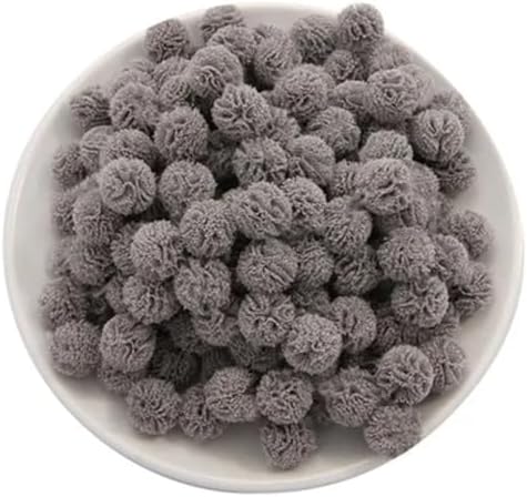 DIY Gauze Elastic Flower Pompoms for Hairpins Jewelry Crafting
