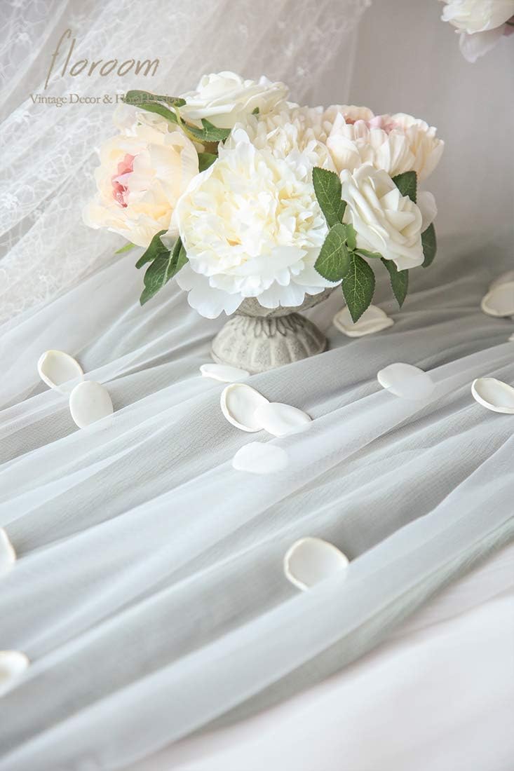 Floroom 500PCS Rose Petals for Wedding Decorations