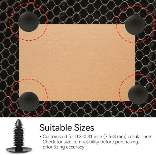 100 Pcs Honeycomb Laser Bed Fixing Kit