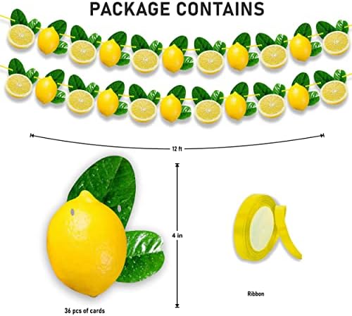 Lemon Garland Decoration for Summer Party