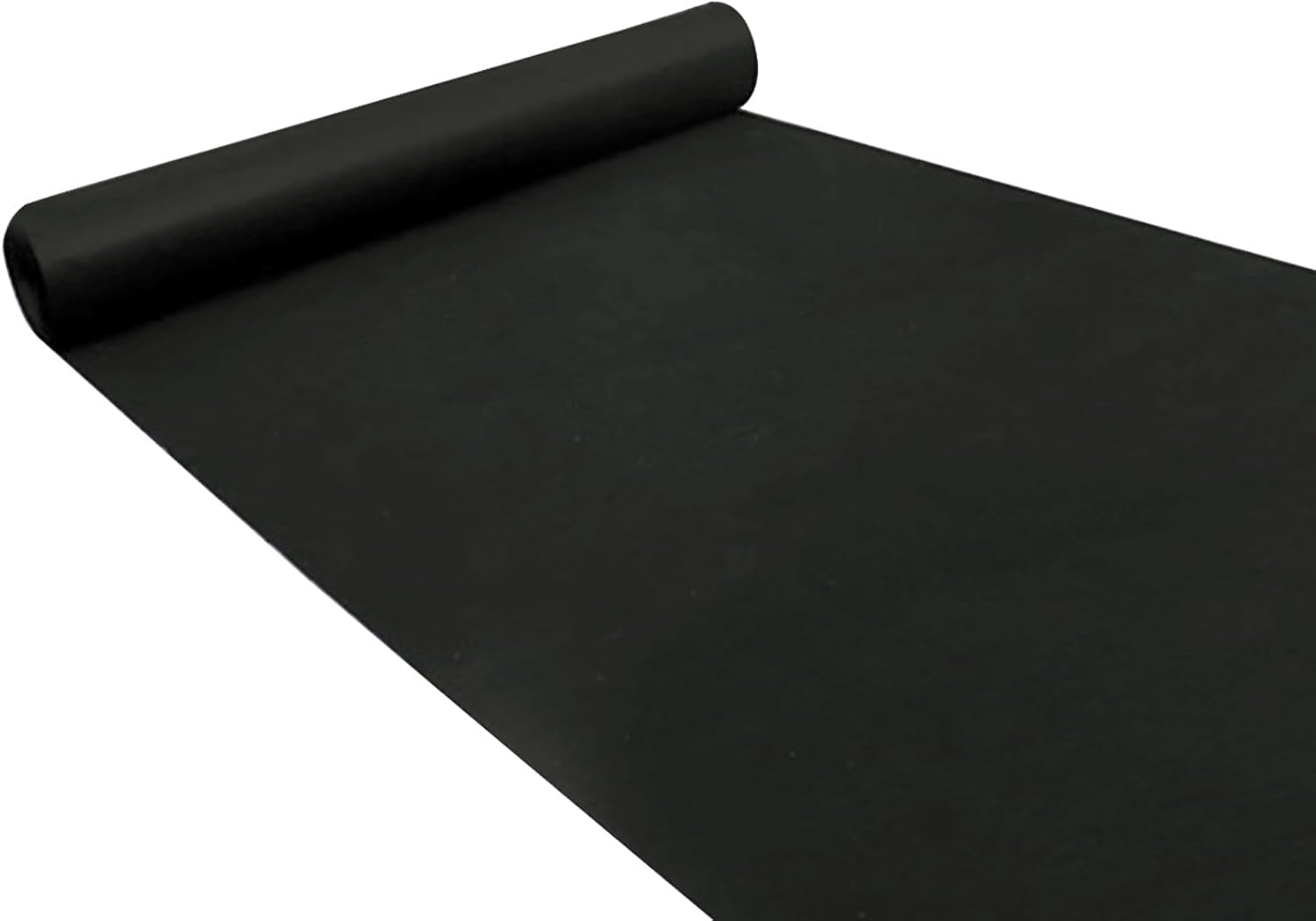 Wedding Aisle Runner Carpet 2mm Non-Slip Black
