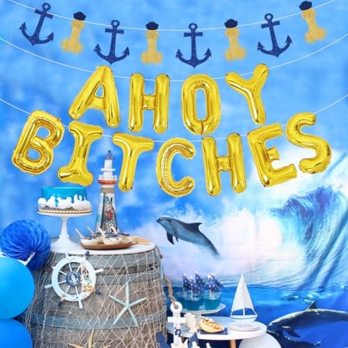 Nautical Bachelorette Balloon Banner Set