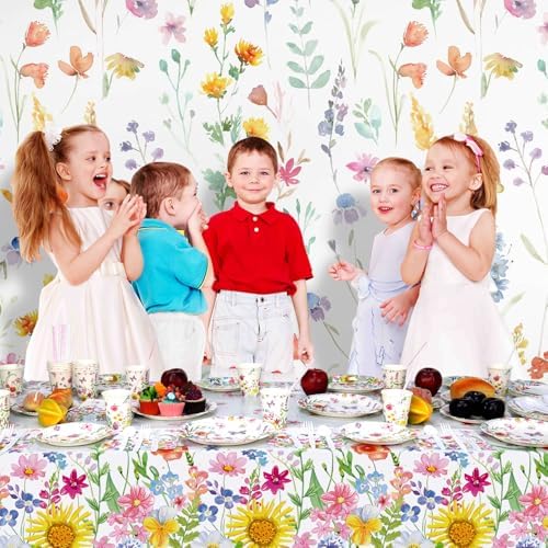 Wildflower Party Tableware Set for 20 Guests