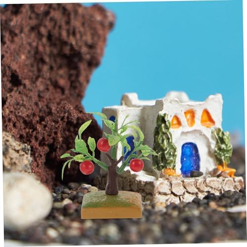 Happyyami 10pcs Miniature Model Trees for Crafts and Decorations