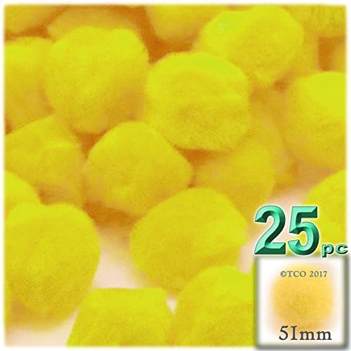The Crafts Outlet 25-Piece Multi Purpose Pom Poms Royal Blue